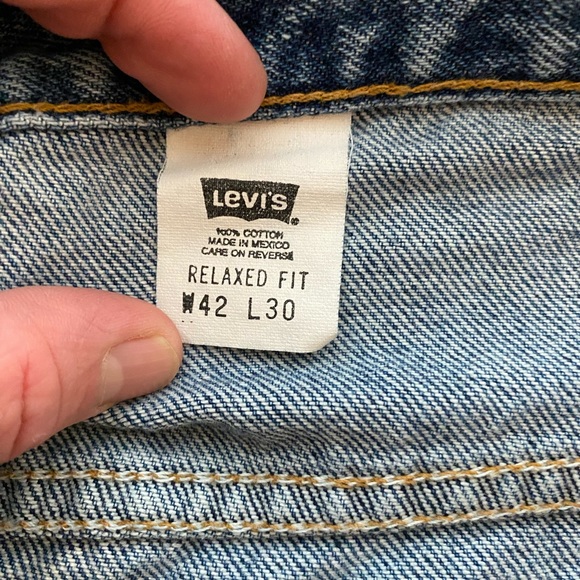 Vintage 540 Orange Tab Relaxed Fit Levi’s size 42x30 - Picture 12 of 16